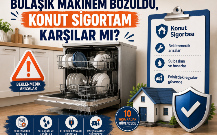  Bulaşık Makinem Bozuldu, Konut Sigortam Karşılar Mı?
