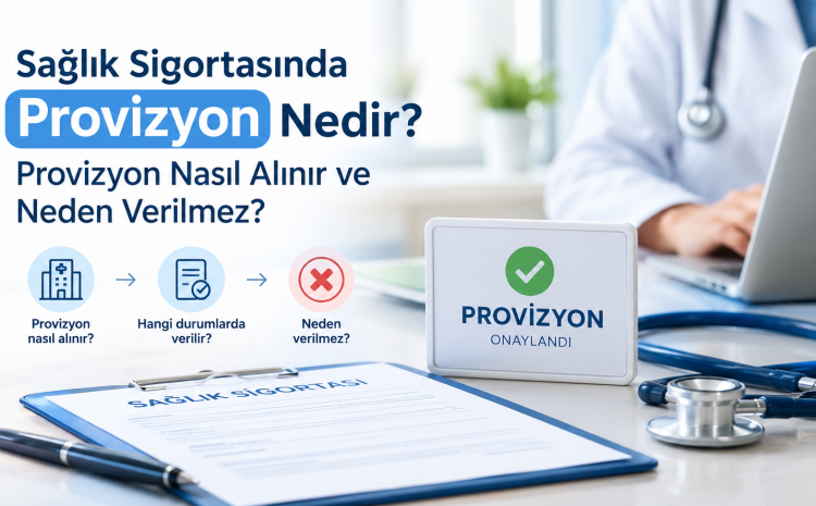  Sağlık Sigortasında Provizyon Nedir? Provizyon Nasıl Alınır ve Neden Verilmez?